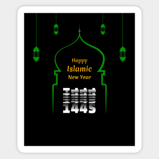 Elegant Happy Islamic New Hijri Year 1445 Sticker